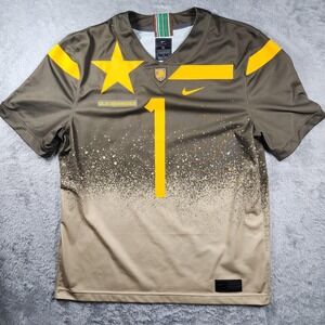 Army Black Knights Jersey Mens XL Brown NCAA Football Nike Old Ironsides #1